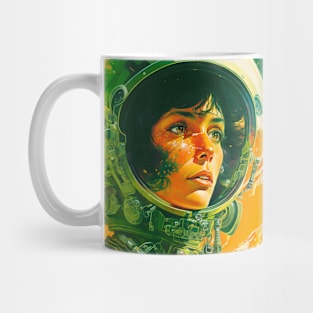 We Are Floating In Space - 61 - Sci-Fi Inspired Retro Artwork Mug